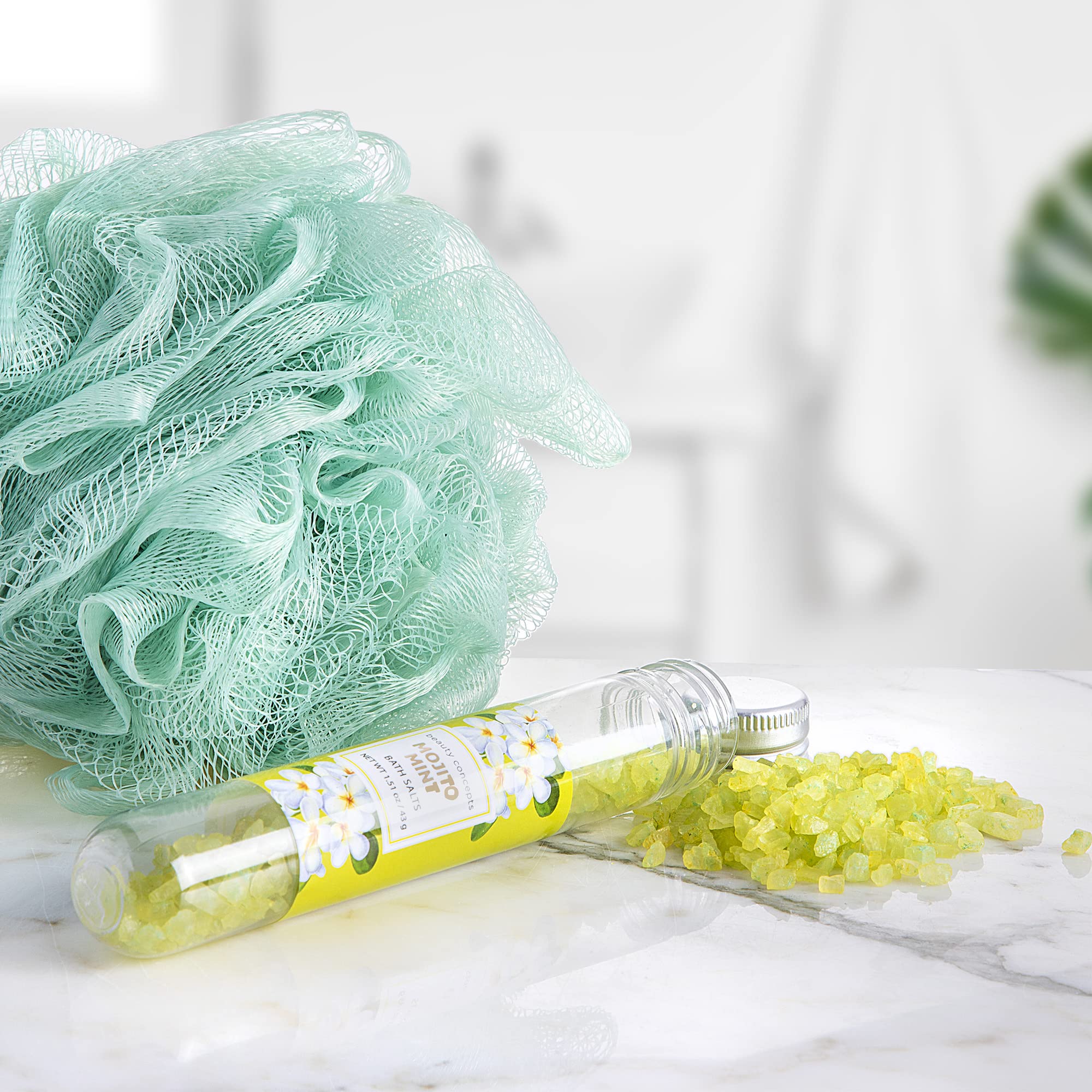 B.C Beauty Concepts shea butter soak jar offers nourishing spa-like relaxation.