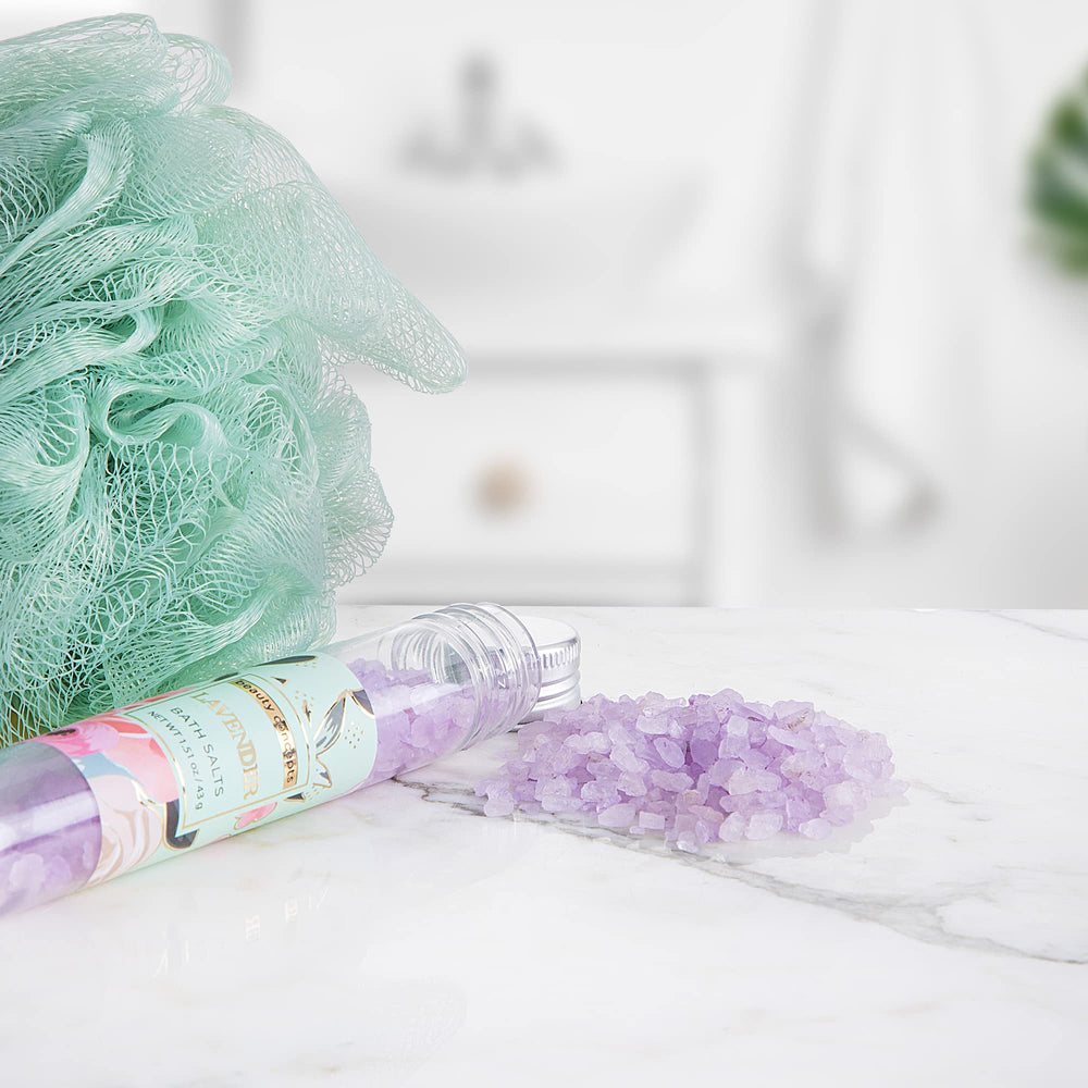 B.C. Beauty Concepts Shea Butter bath salts pamper skin and relax tired muscles after a long day.