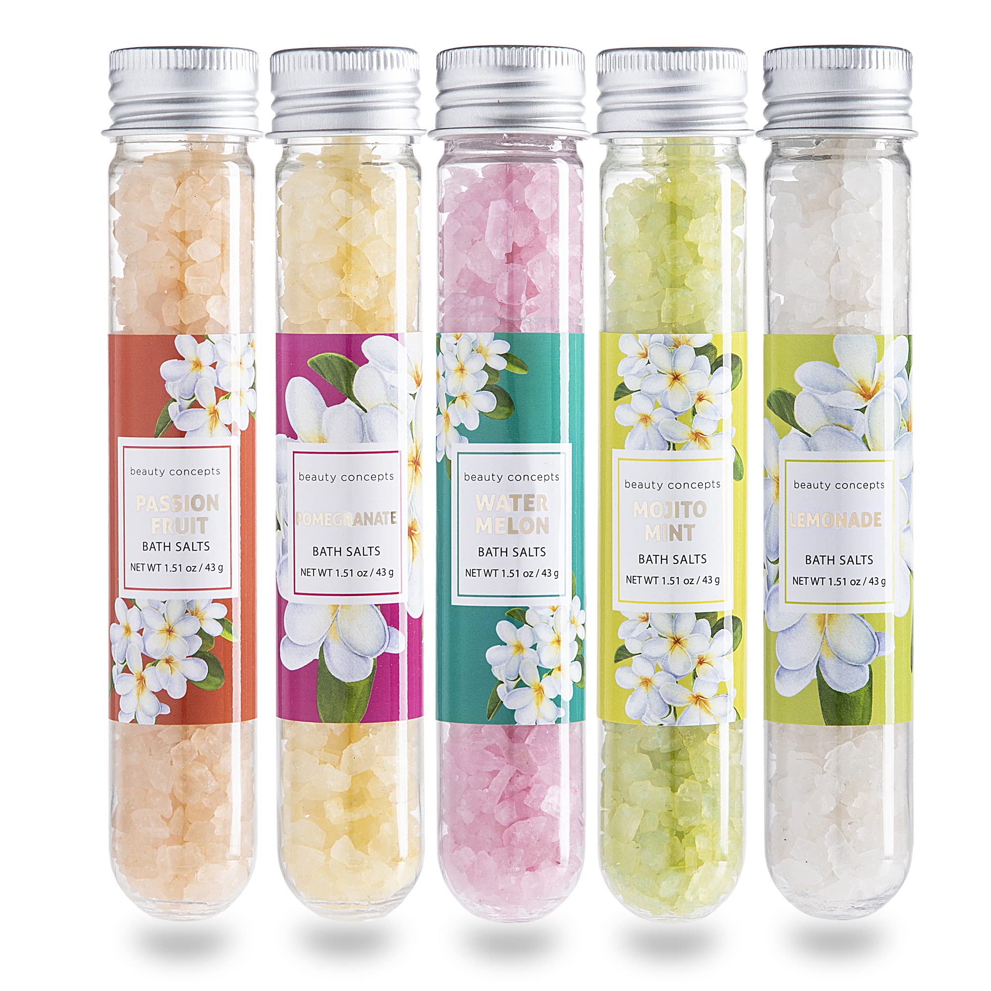 B.C Beauty Concepts aromatherapy bath salts vanilla almond tub for a relaxing soak.