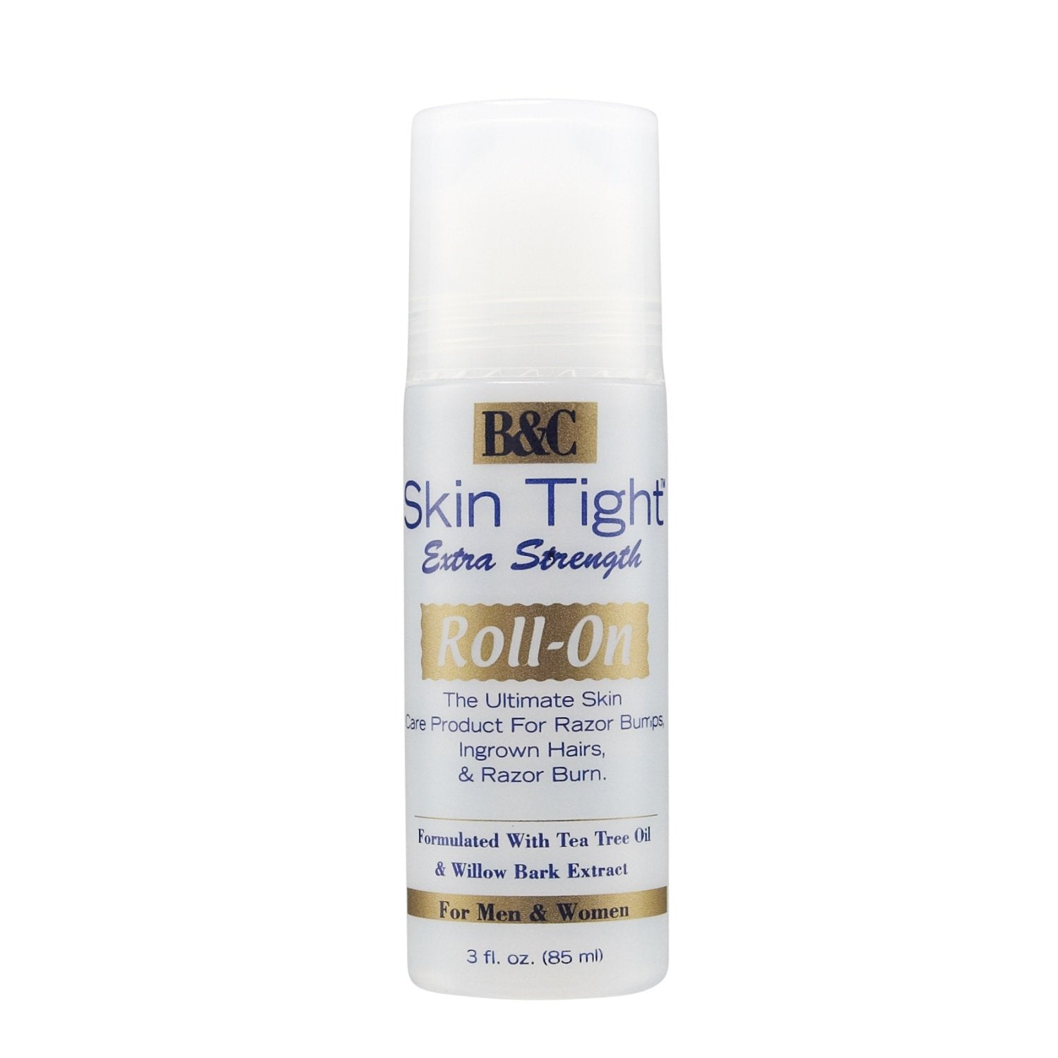 BC B&C Ladies Skin Tight Roll-On After Shave bottle for post-shave smoothing on legs and bikini line