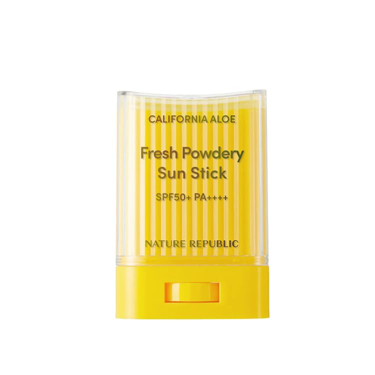 BC233 California Aloe Fresh Sun Stick packaging highlights SPF50+ protection for daily use