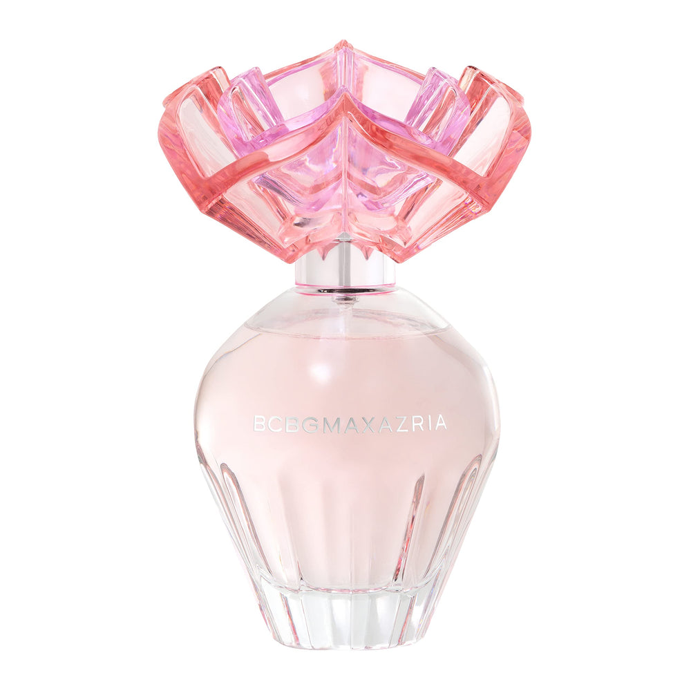 BCBGMAXAZRIA Classic EDP bottle cap close-up highlights premium craftsmanship