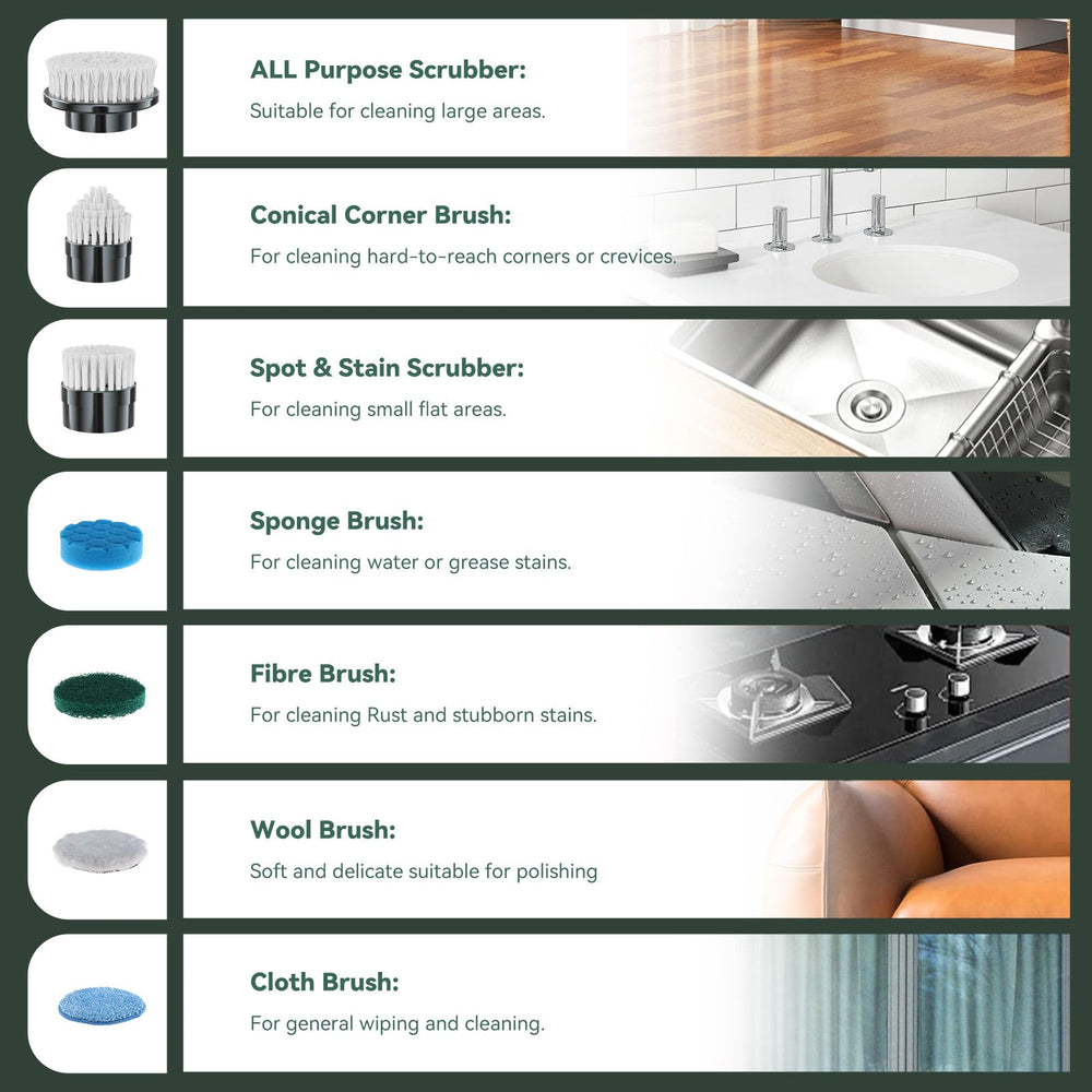 BCQDOL sponge brush for gentle wipe-downs on glass and counters.