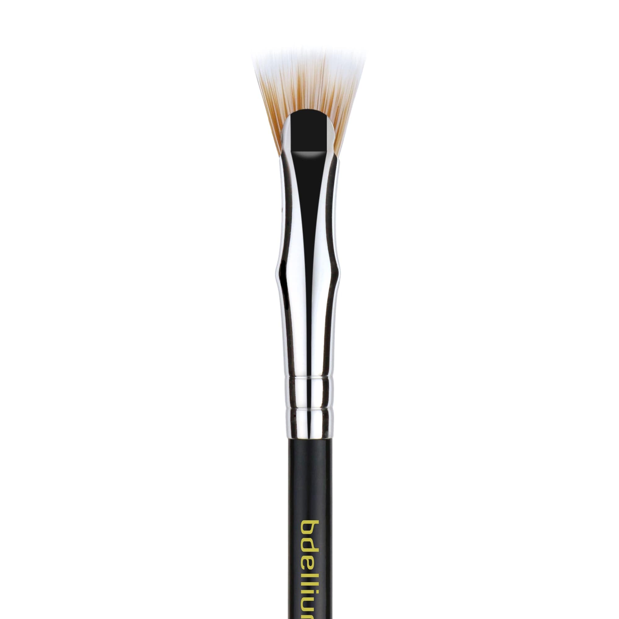 Bdellium Tools Maestro 730 bent mascara fan handle view for precise lash placing