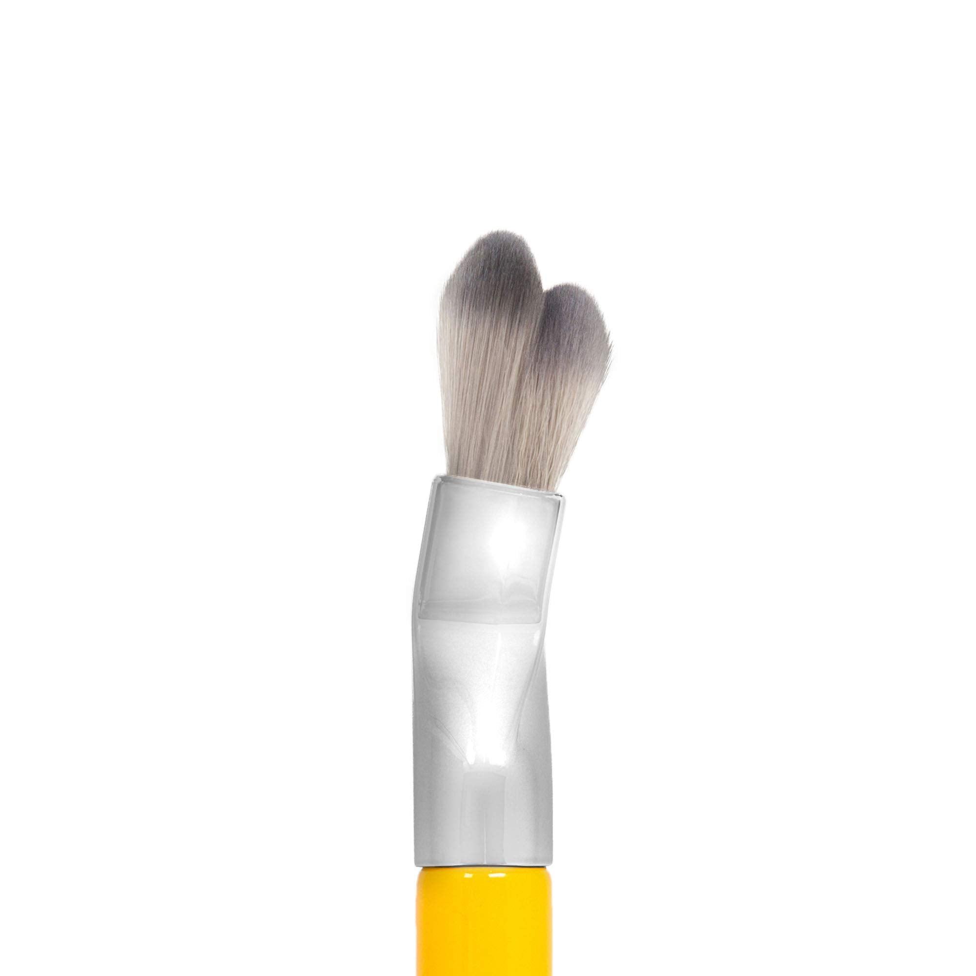 Bdellium Tools Studio Series 972 blender yellow handle adds visibility during makeup routine.