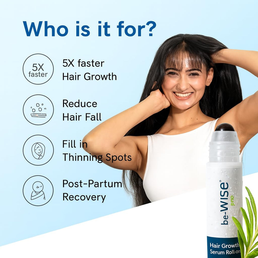Be Body'Wise dense hair visual before-after concept.