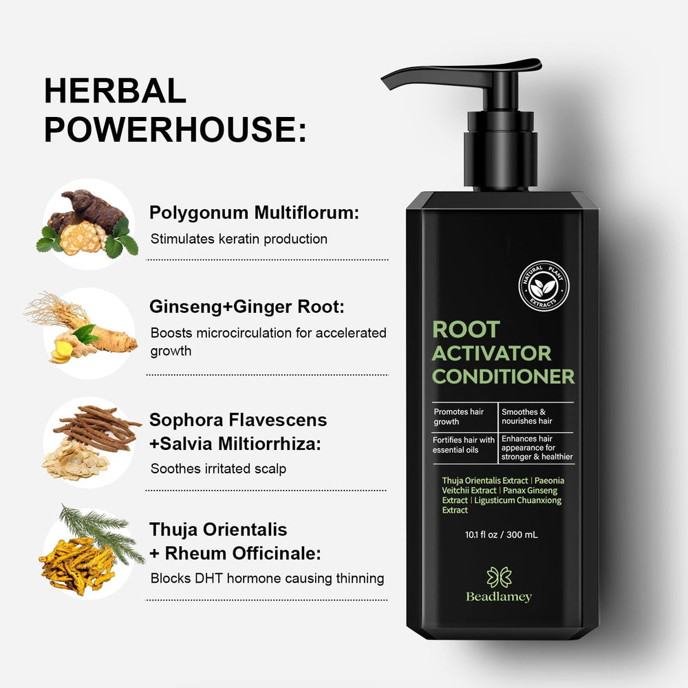 Beadlamey Root Activator Conditioner dispensing pump for easy, even application