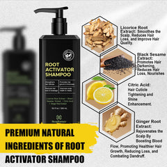 Beadlamey Root Activator set on sink illustrating complete men's hair care routine