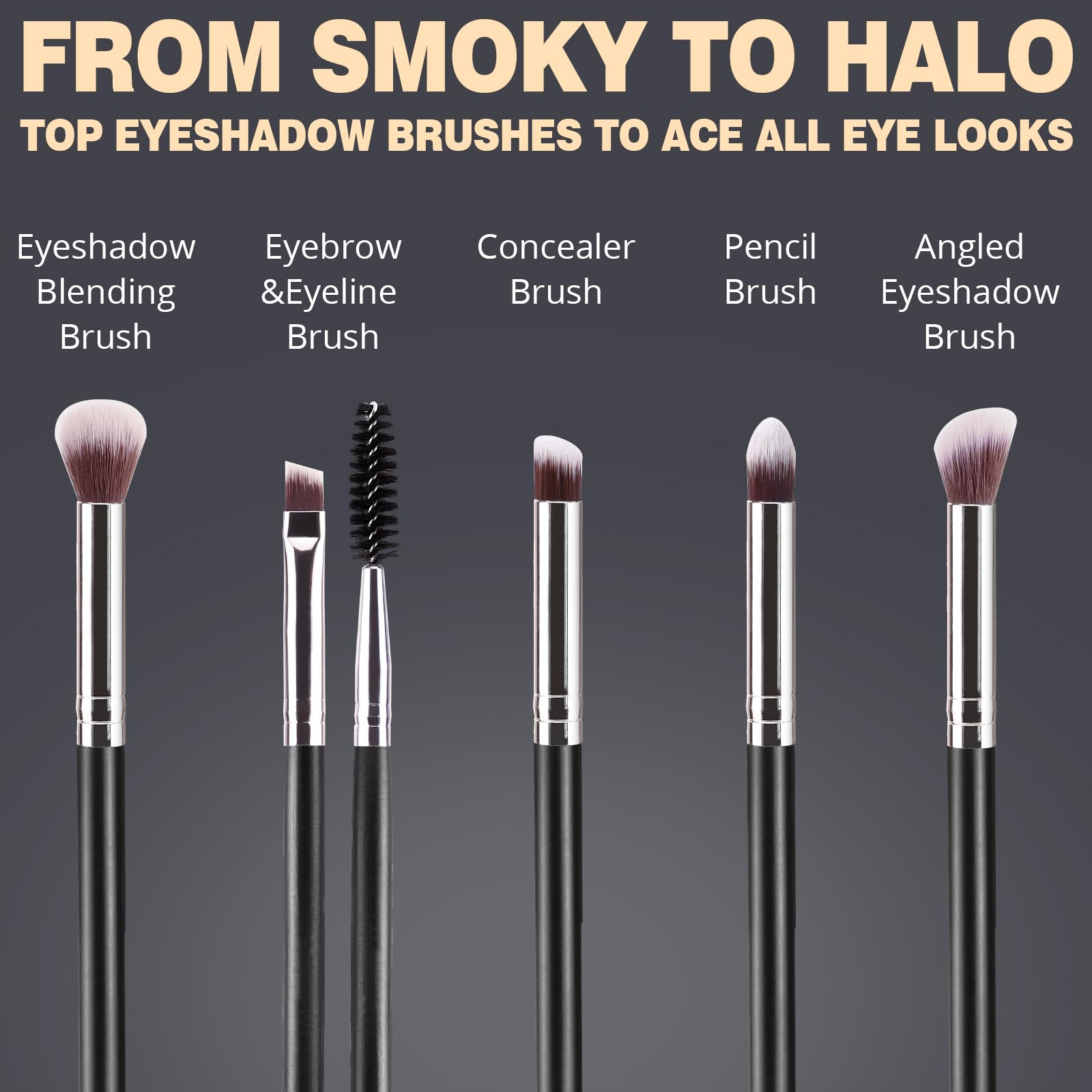 BEAKEY dense bristles deliver even, streak-free finish on skin.