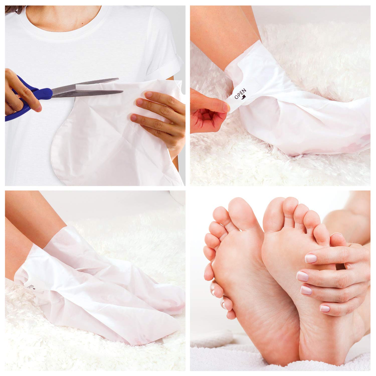 Bealuz exfoliation process image illustrating skin renewal