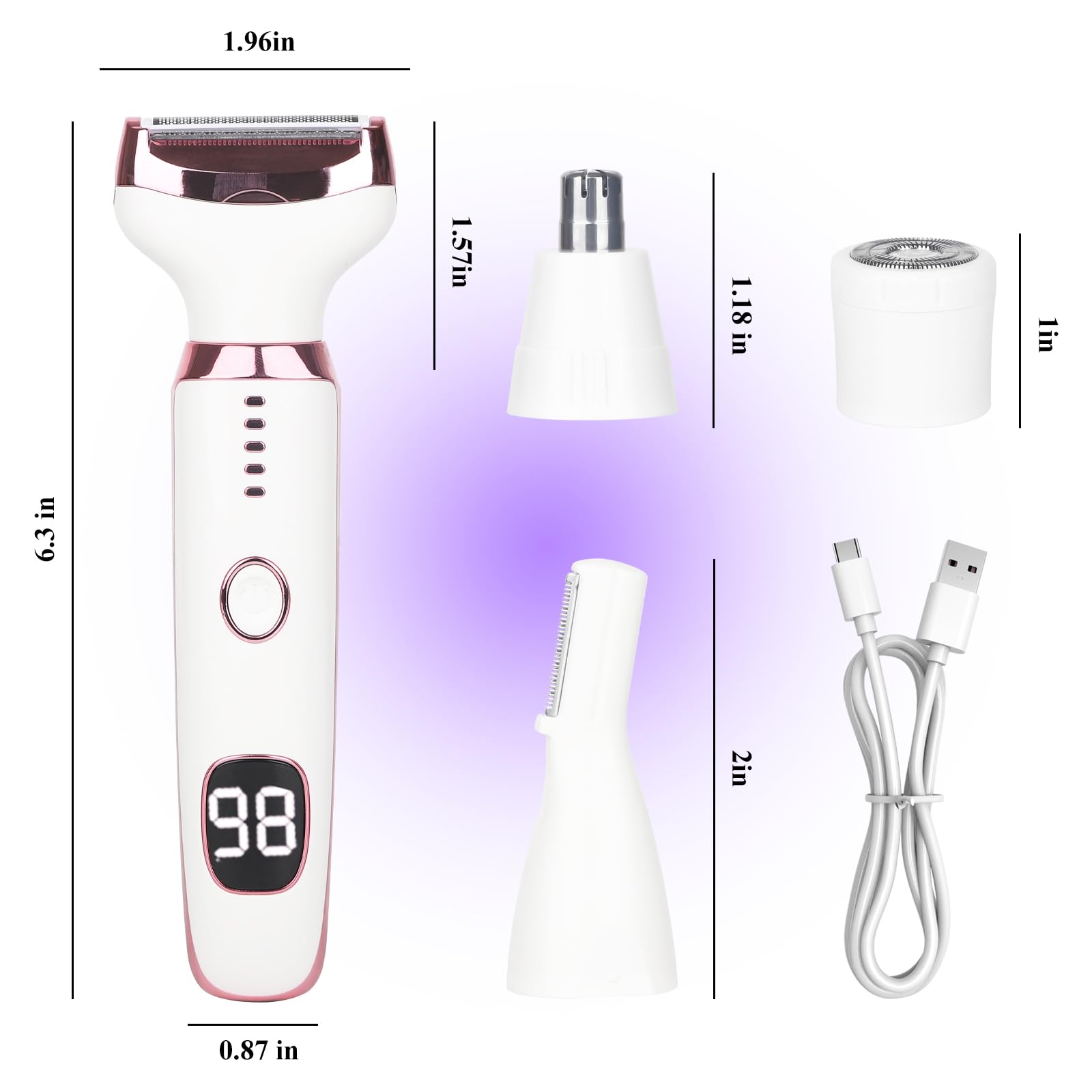 Beanify facial hair trimmer blades delivering gentle, smooth results.