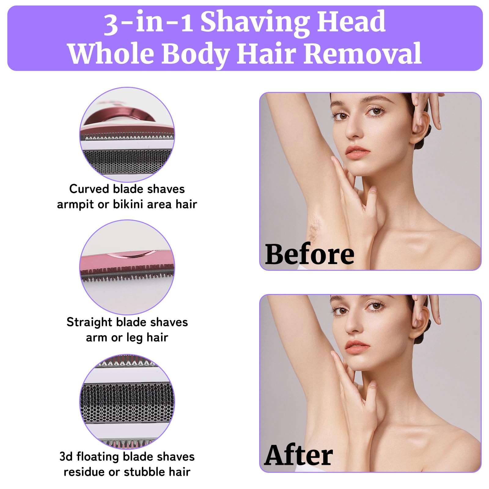 Beanify nose hair trimmer attachment in use for nose hair.