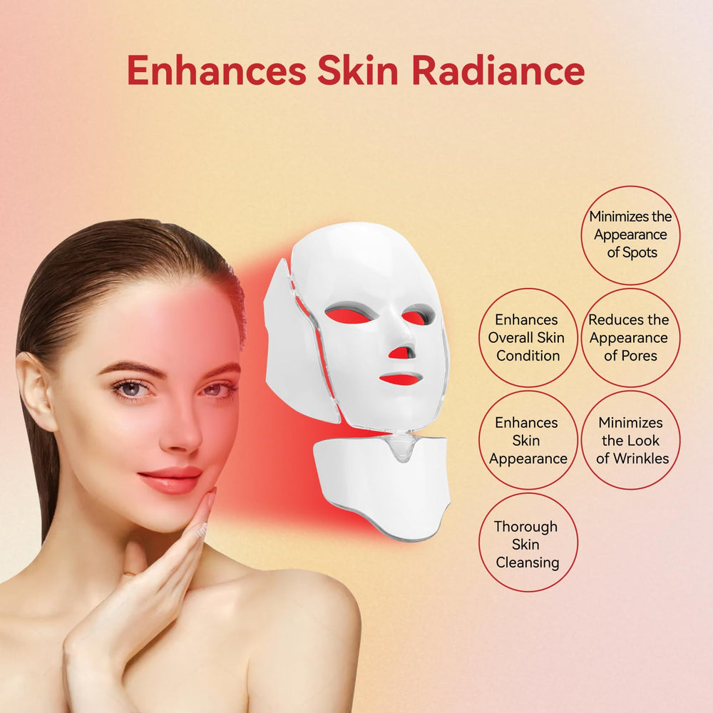 BeaRay LED Face Mask ergonomic-fit lightweight shot highlighting comfortable wear