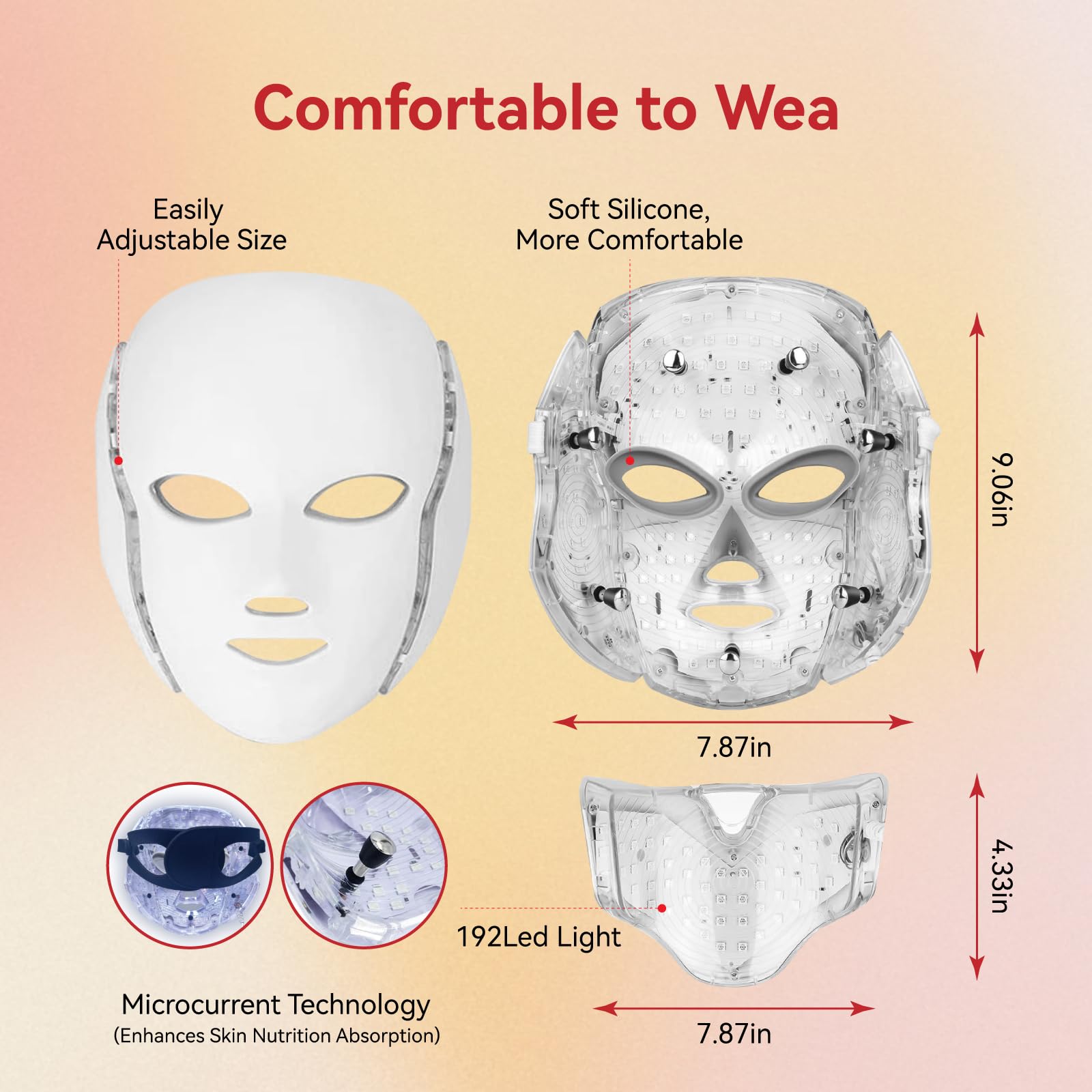 BeaRay LED Face Mask usage-at-home illustrates simple plug-and-play skincare routine