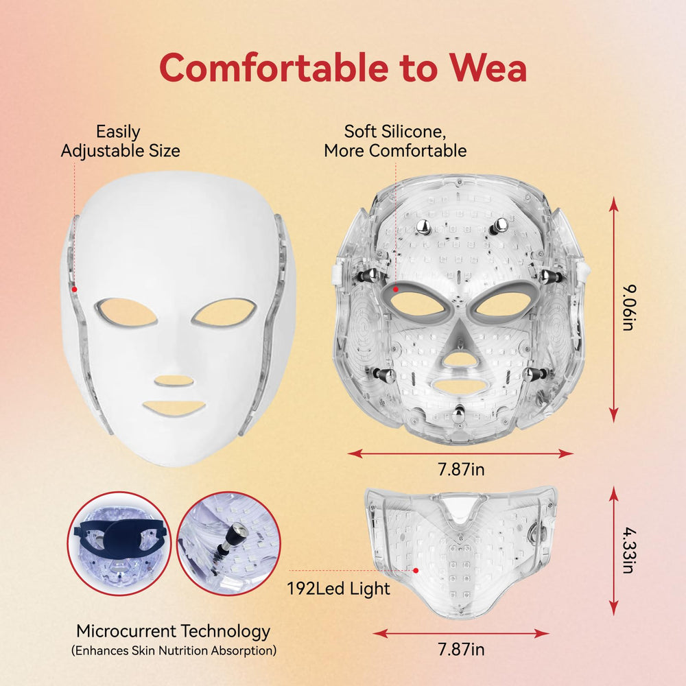 BeaRay LED Face Mask usage-at-home illustrates simple plug-and-play skincare routine
