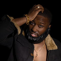 Beard Bonnet silky satin finish emphasizes durability and gentle care
