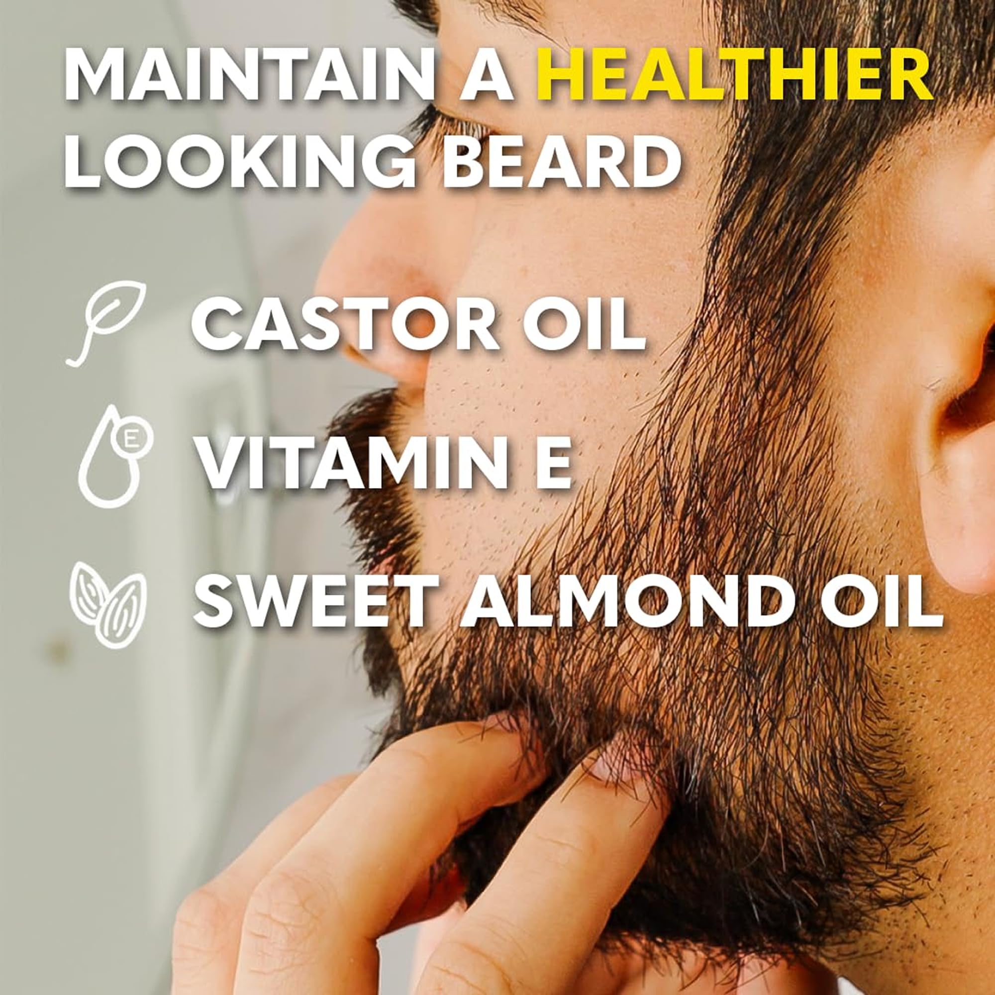 The Beard Club beard shampoo bottle cleansing while preserving natural oils