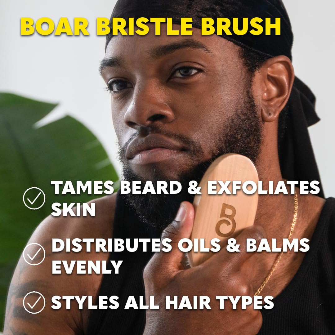 Daily-use setup showing Growth Oil, Vitamins, and Spray with Brush.
