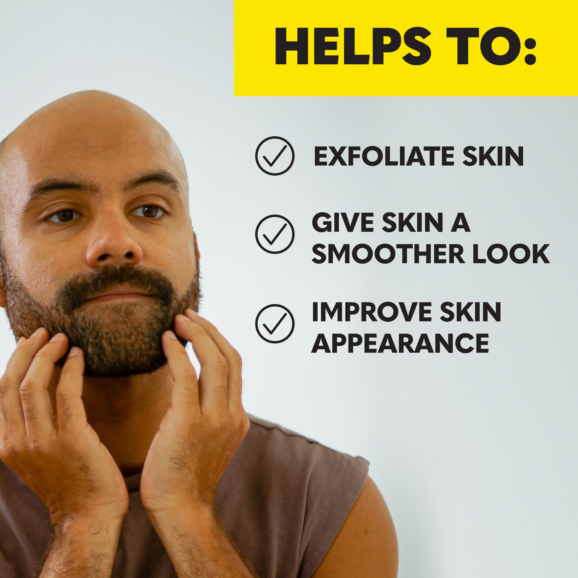 The Beard Club premium derma roller weighted-handle provides stability for controlled sessions