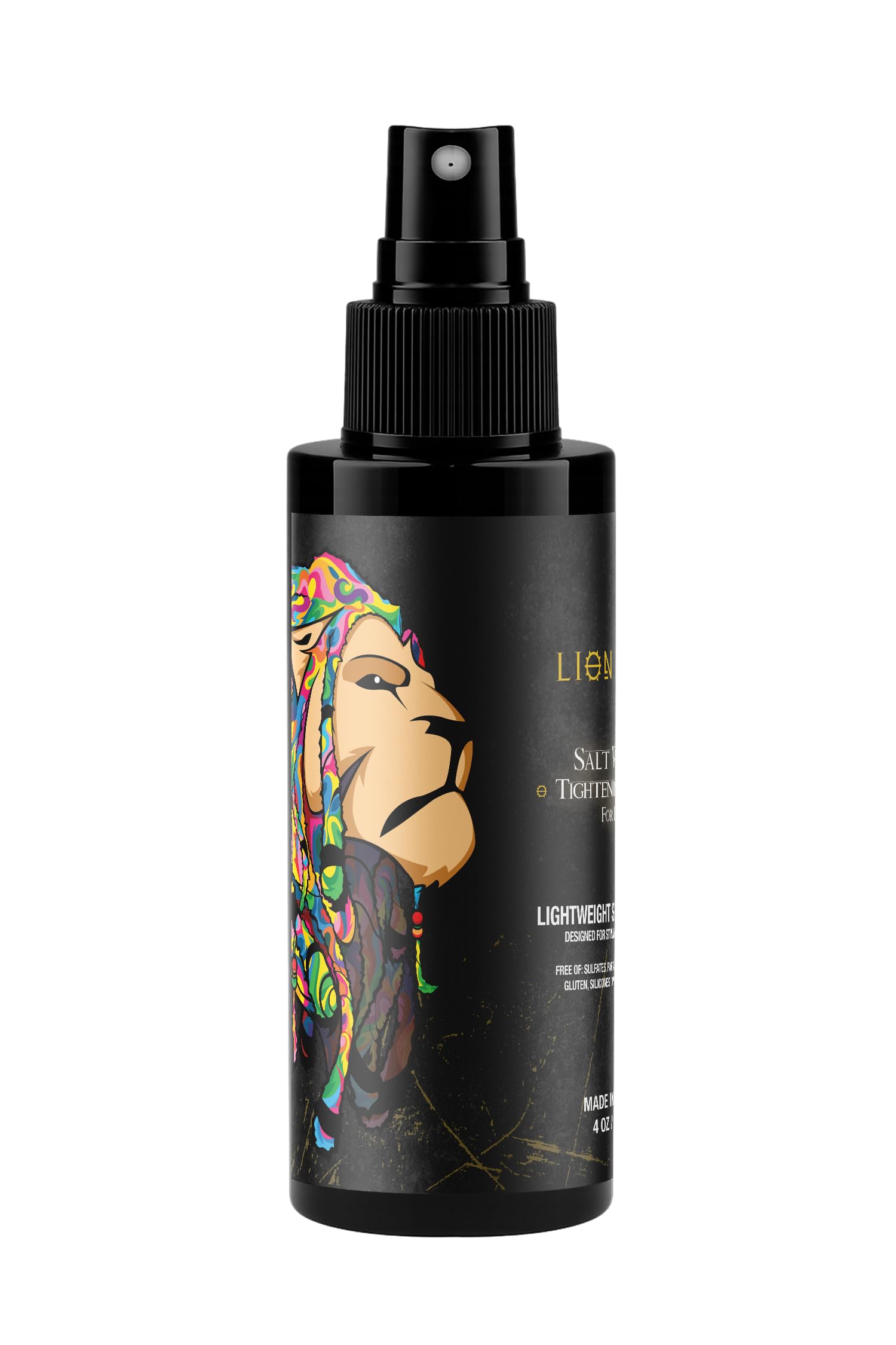 Beard Gains Lion Locs residue-free formula close-up