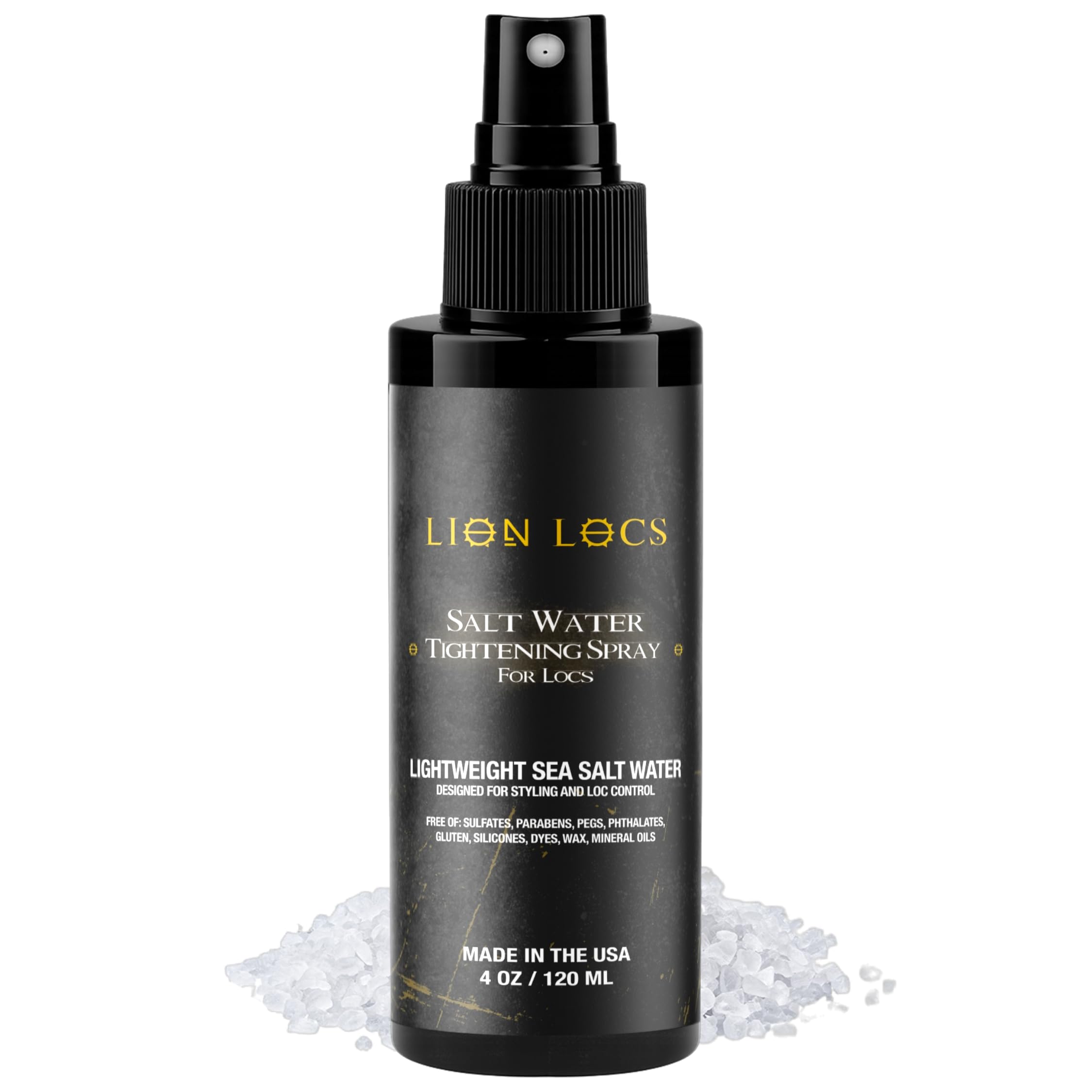Beard Gains Lion Locs starter-twist spray bottle for new locs styling