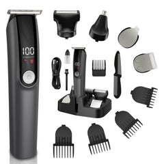 Beard Trimmer 5in1 cordless hair-clipper for versatile grooming on the go