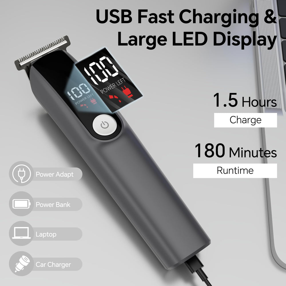 Beard Trimmer 5in1 precision-trimmer for crisp moustache edges