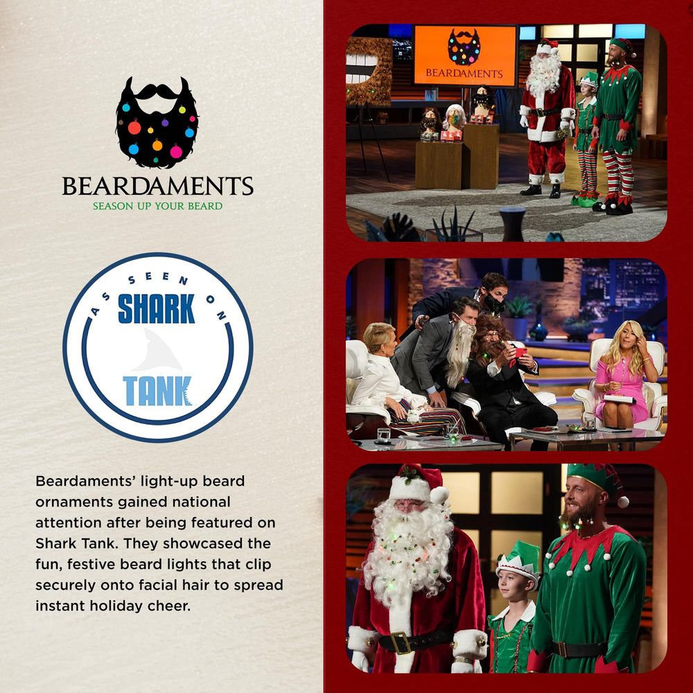 Beardaments colorful beard ornaments add playful charm to any occasion.