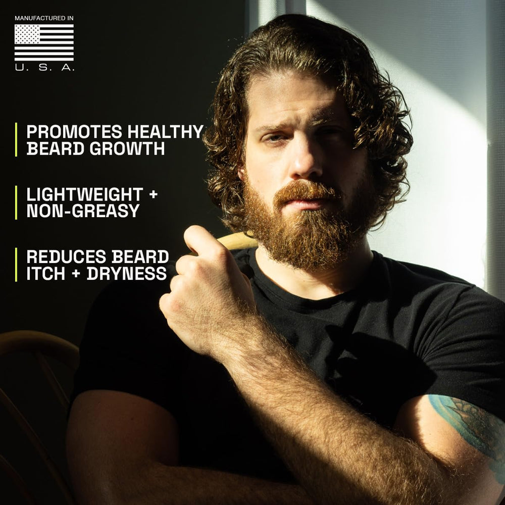 Beardbrand oil supports healthier, fuller beard growth