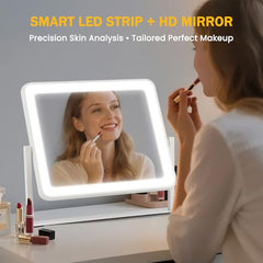 Bearolve vanity mirror three color temperatures for task lighting