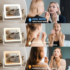 Bearolve vanity mirror dimmable brightness for mood and tasks