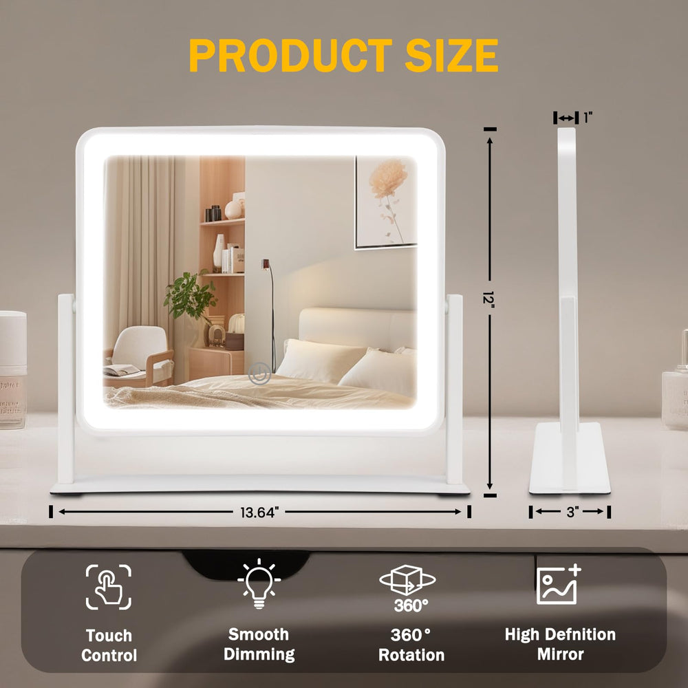 Bearolve vanity mirror smart touch panel for brightness control