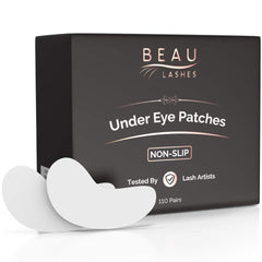 Beau Lashes under eye pads packaging communicates professional salon quality.