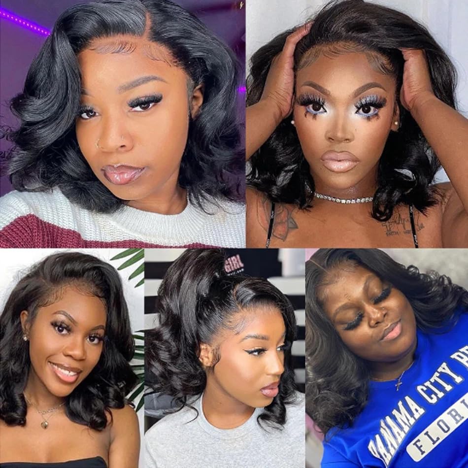 Beauhair 150% density body wave wig adds natural fullness.