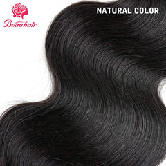 Beauhair bundles with lace closure packaged for a full-head weave readiness.