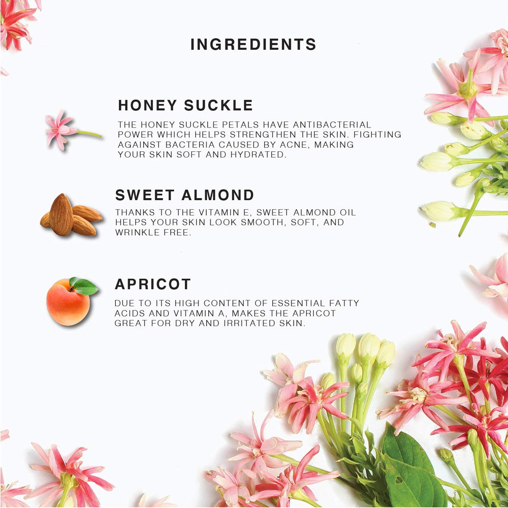 BEAUTE DE PROVENCE Honey Suckle oil on hair for shine and manageability