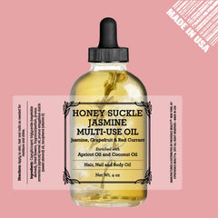 BEAUTE DE PROVENCE Honey Suckle oil being dispensed for quick moisture on face or hands