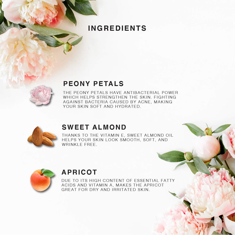 BEAUTE DE PROVENCE Peony Oil with rose petals aroma for relaxation