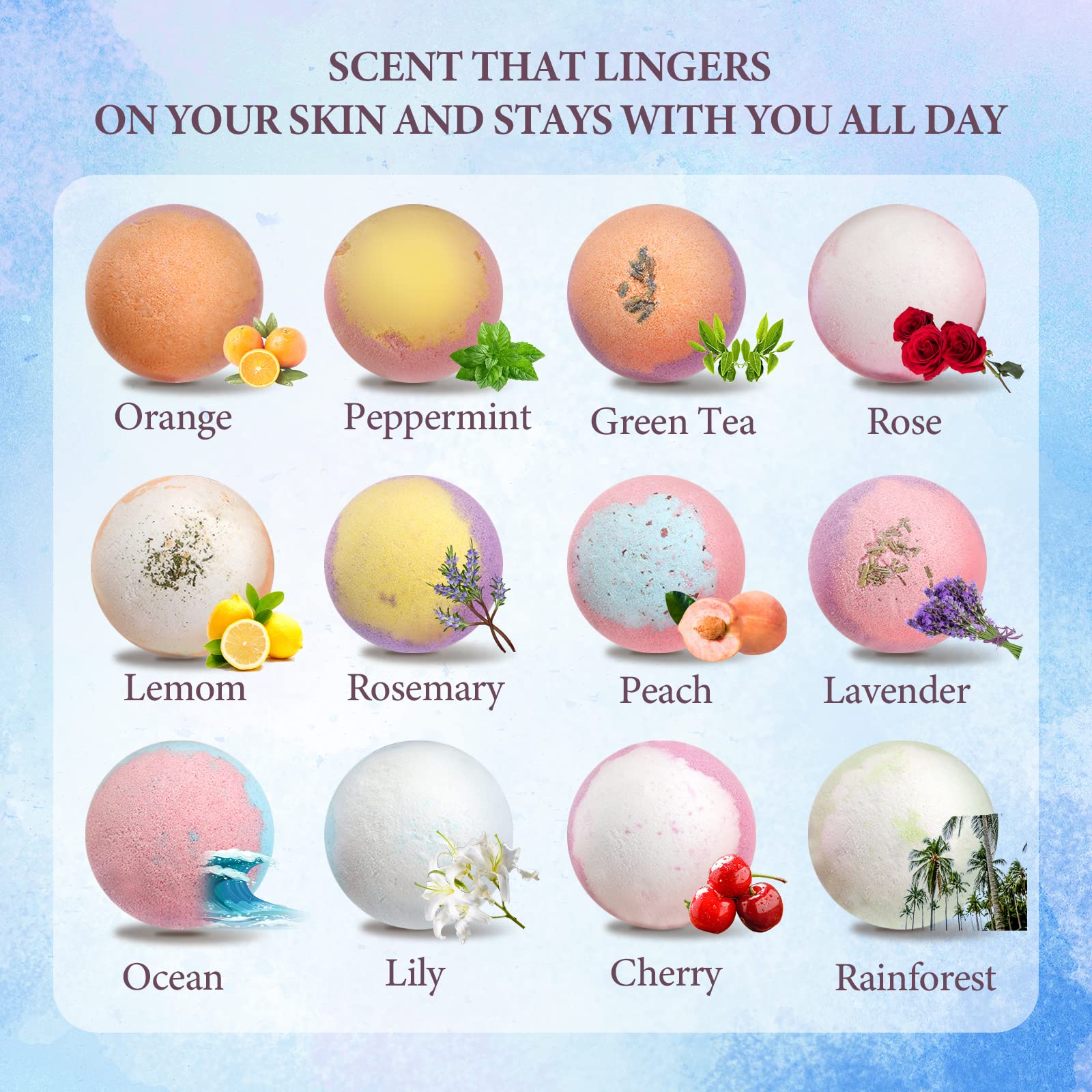 Beautifier Life bath bombs deliver colorful bubbles for a spa like bath.