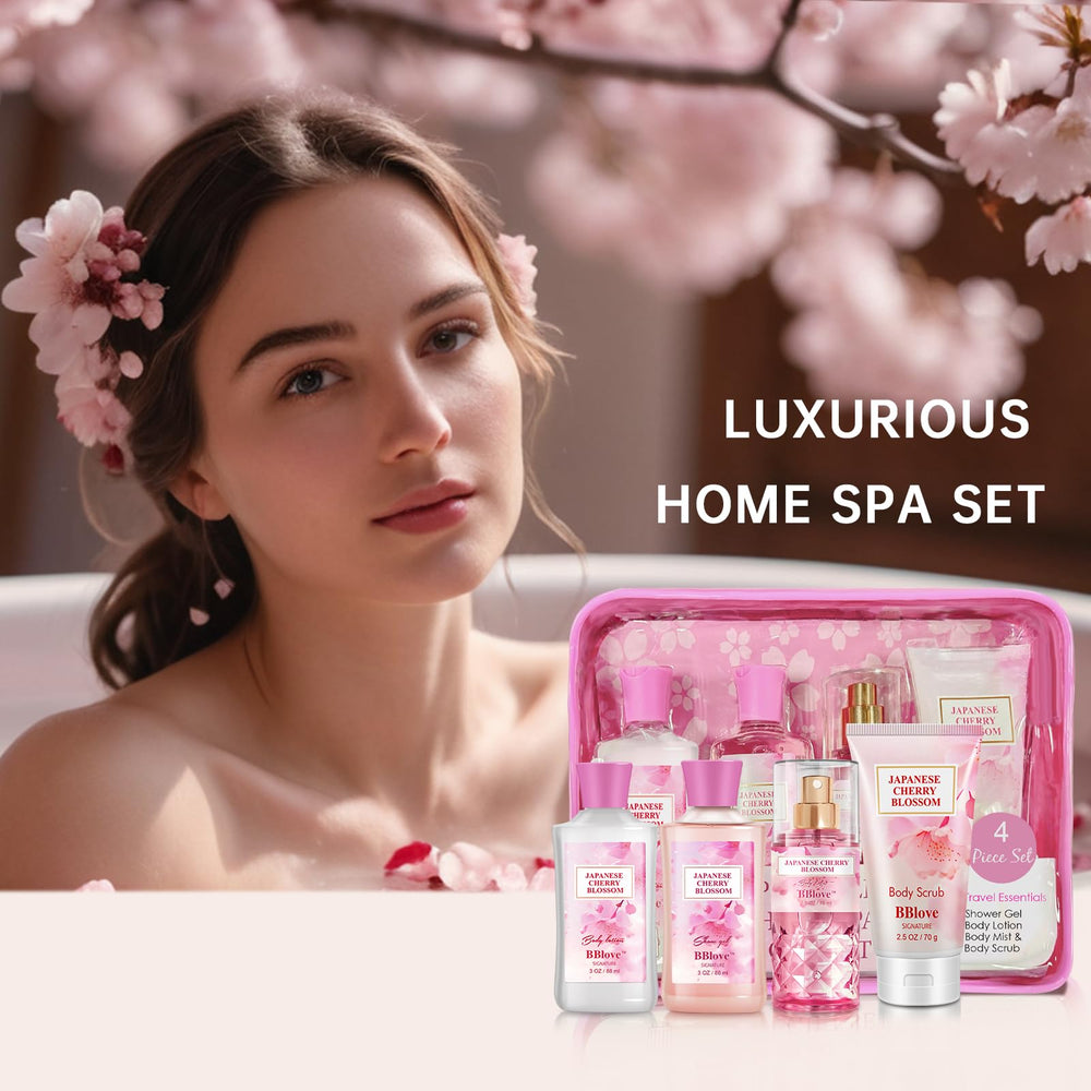 Beautifier Life Japanese Cherry Blossom scent on label evokes soft floral notes.