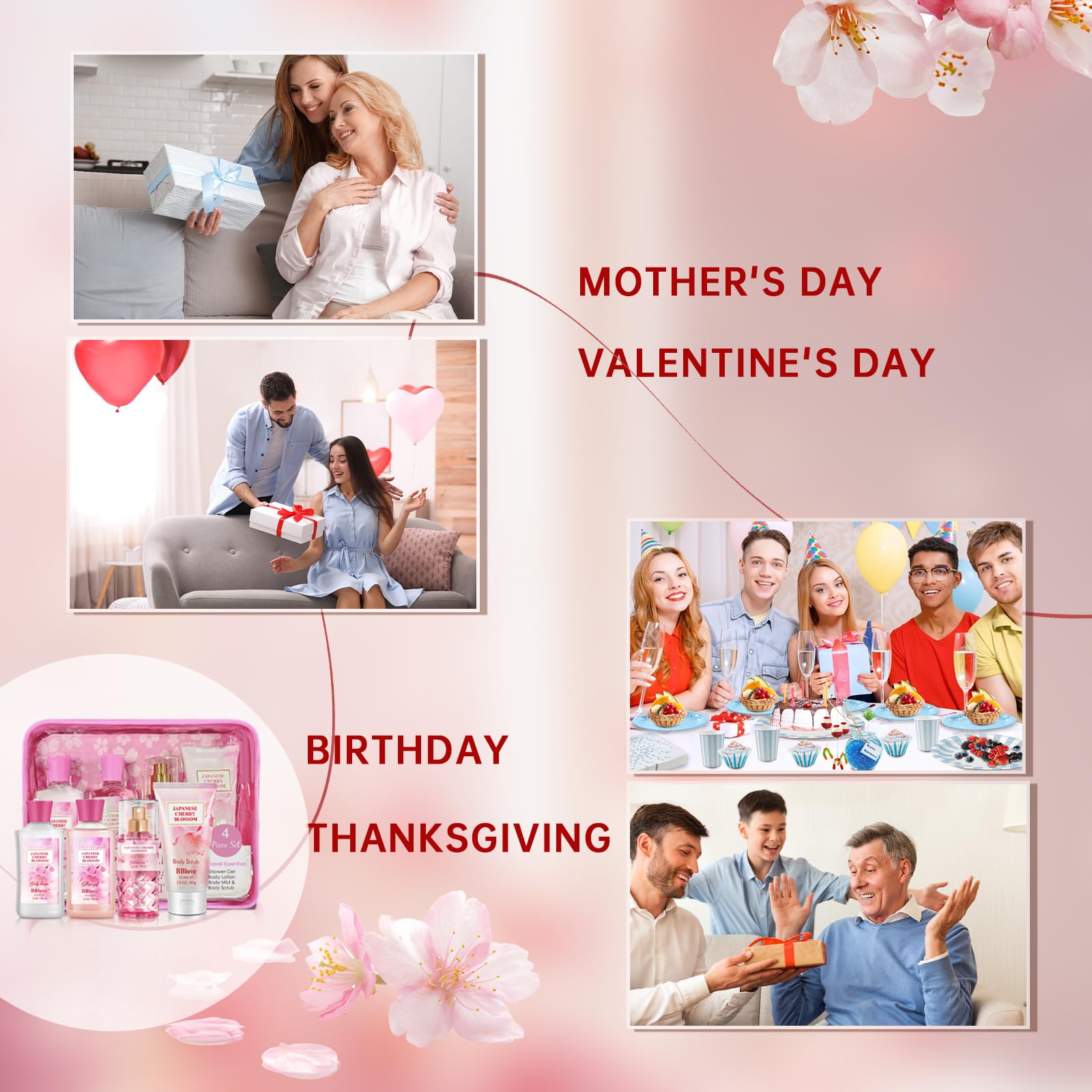 Beautifier Life Japanese Cherry Blossom daily self-care moment in bathroom routine