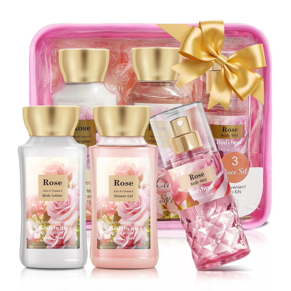 Beautifier Life rose shower gel bottle with luxurious fragrance