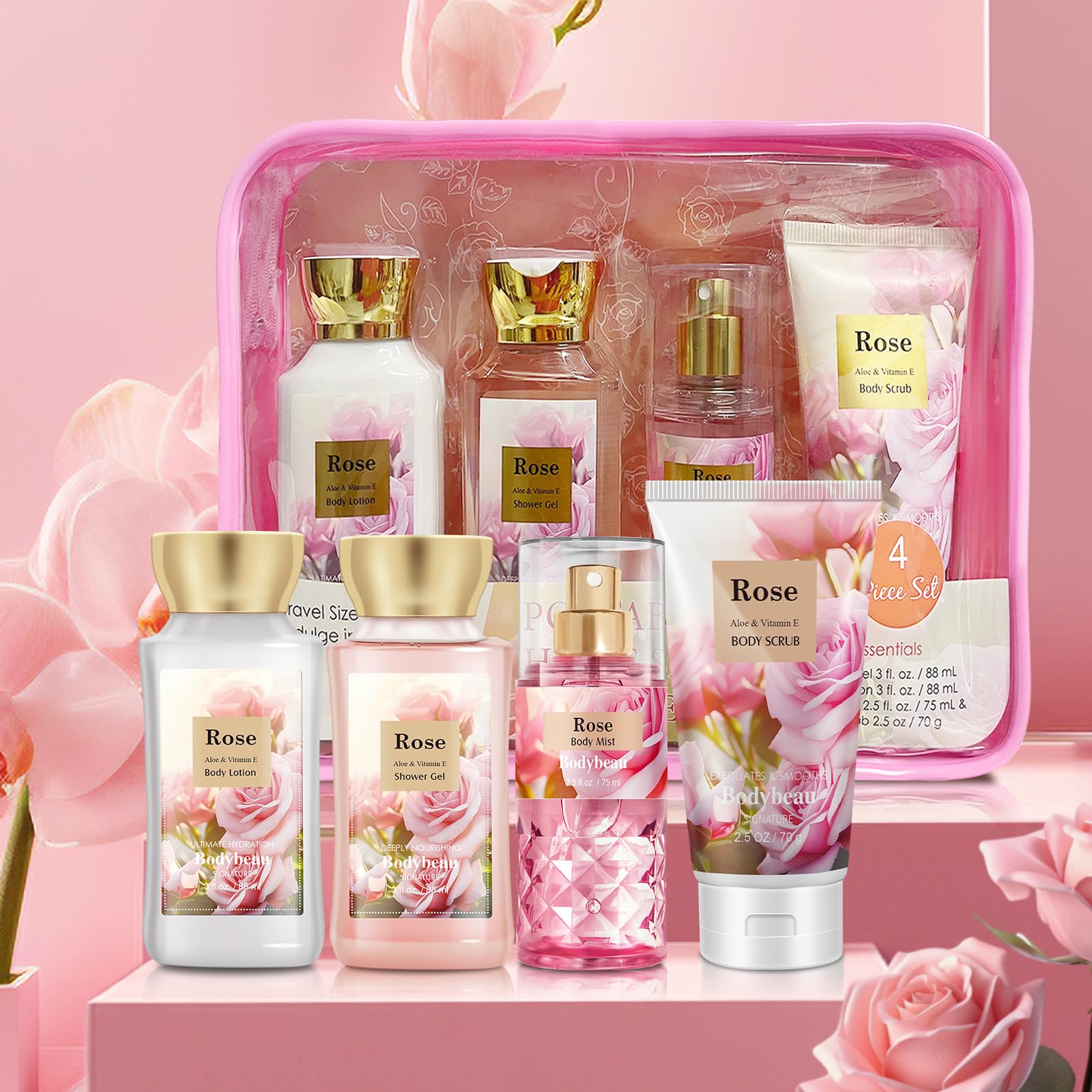 Beautifier Life travel-size skincare essentials for on-the-go pampering