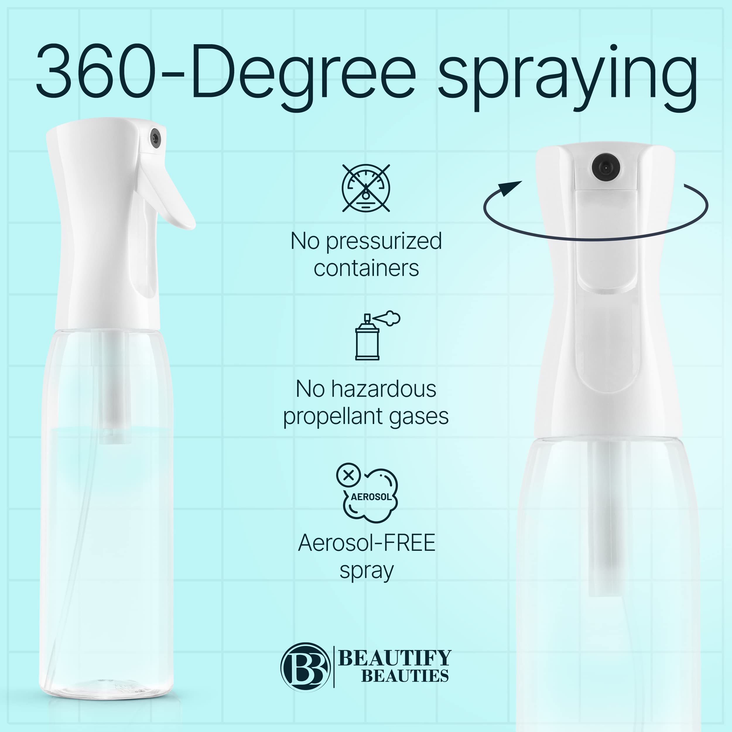 BeautifyBeauties skin-care mist for even distribution during routine