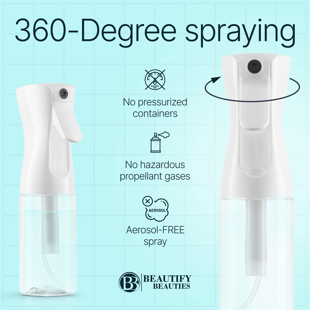 BeautifyBeauties spray bottle barber-salon use for precise misting during trims