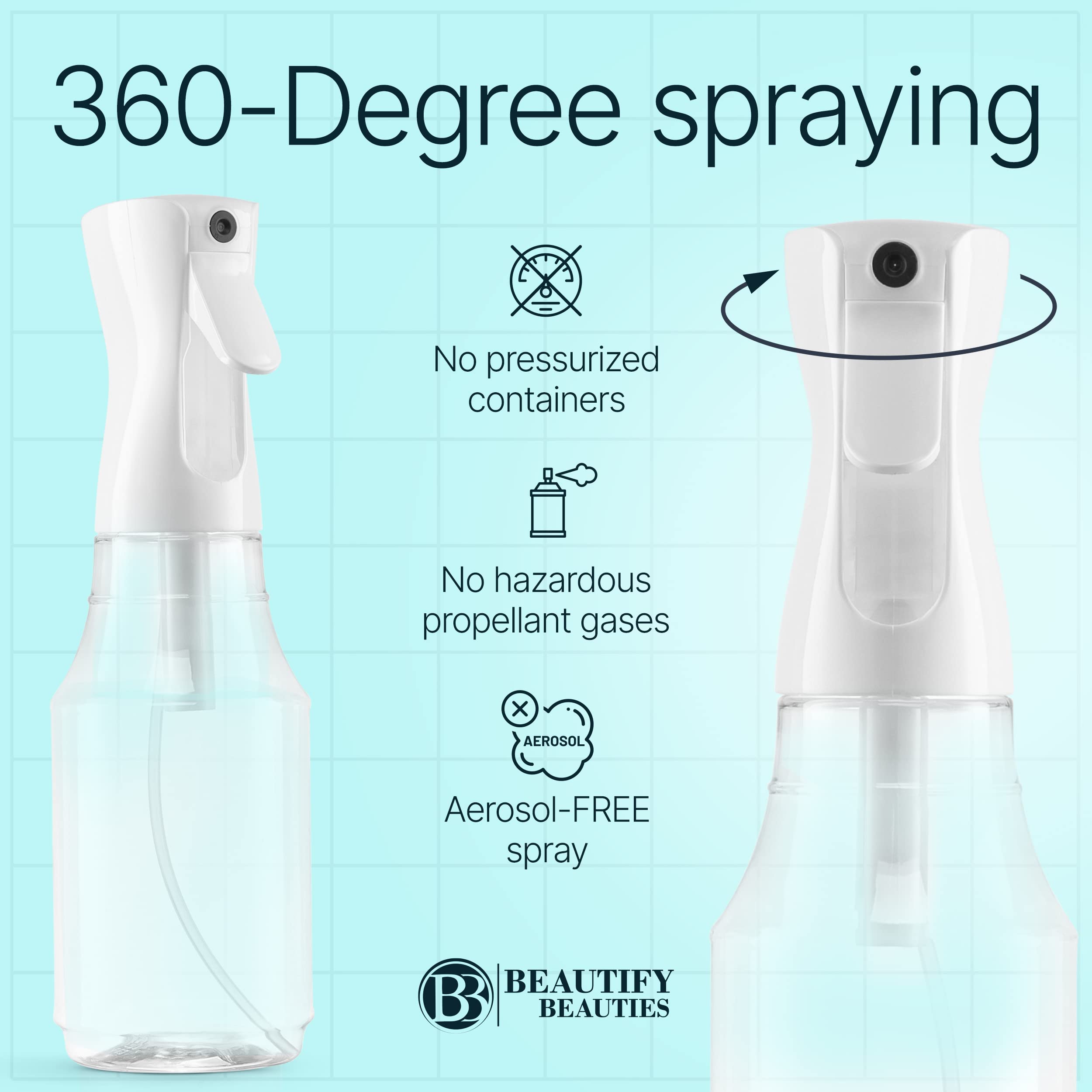 BeautifyBeauties spray bottle essential oils for aromatherapy scenting