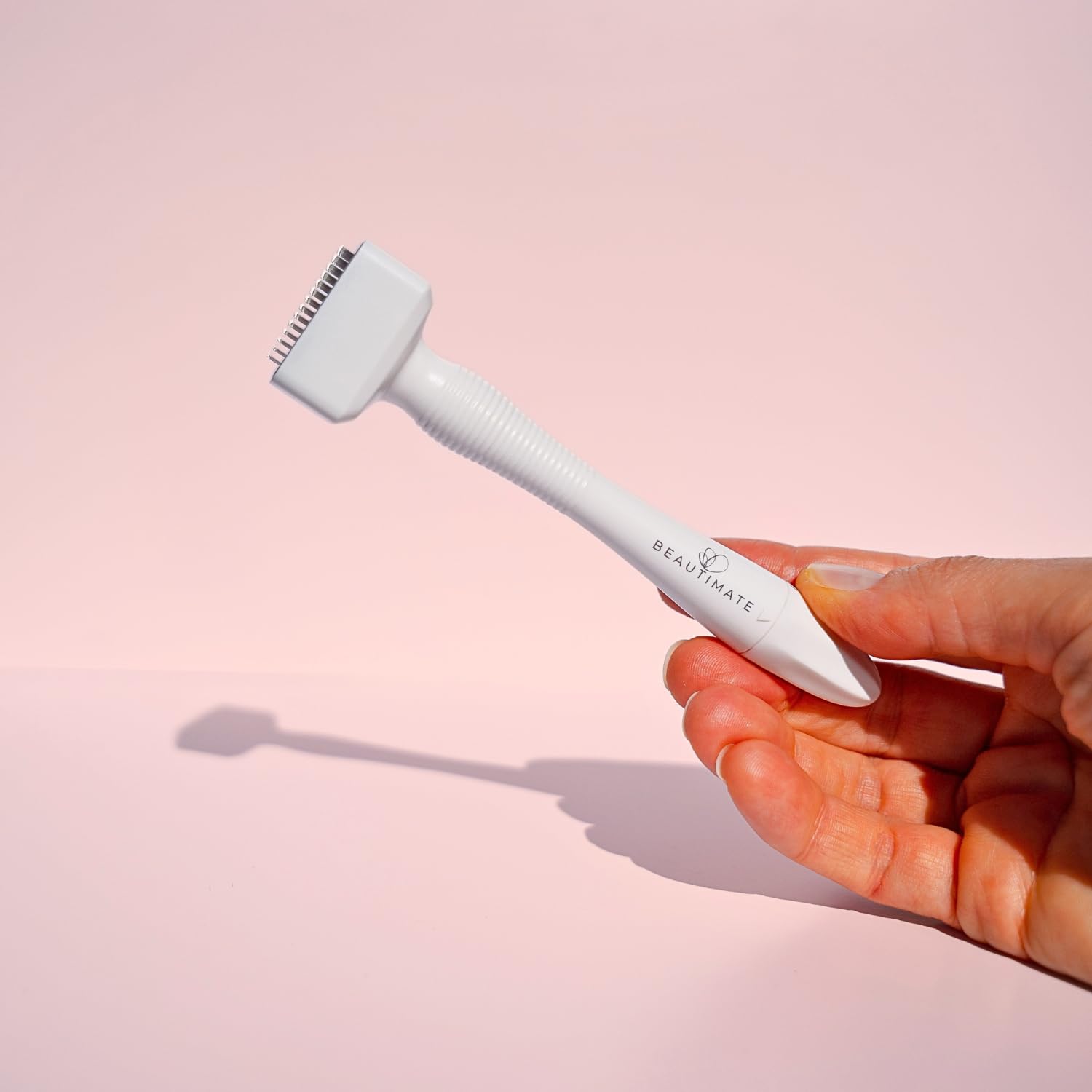 Beautimate Derma Stamp compact design enables discreet at-home or travel sessions.