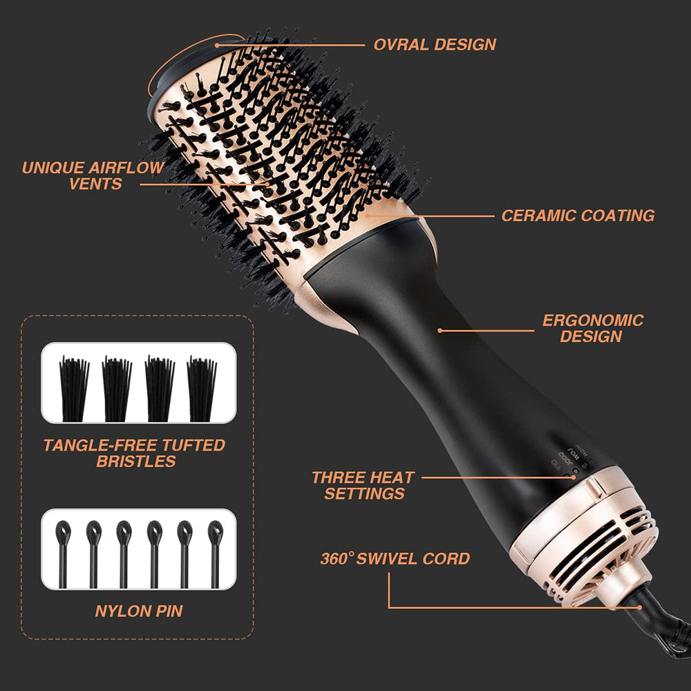 Beautimeter ceramic coating protects hair from heat during styling.