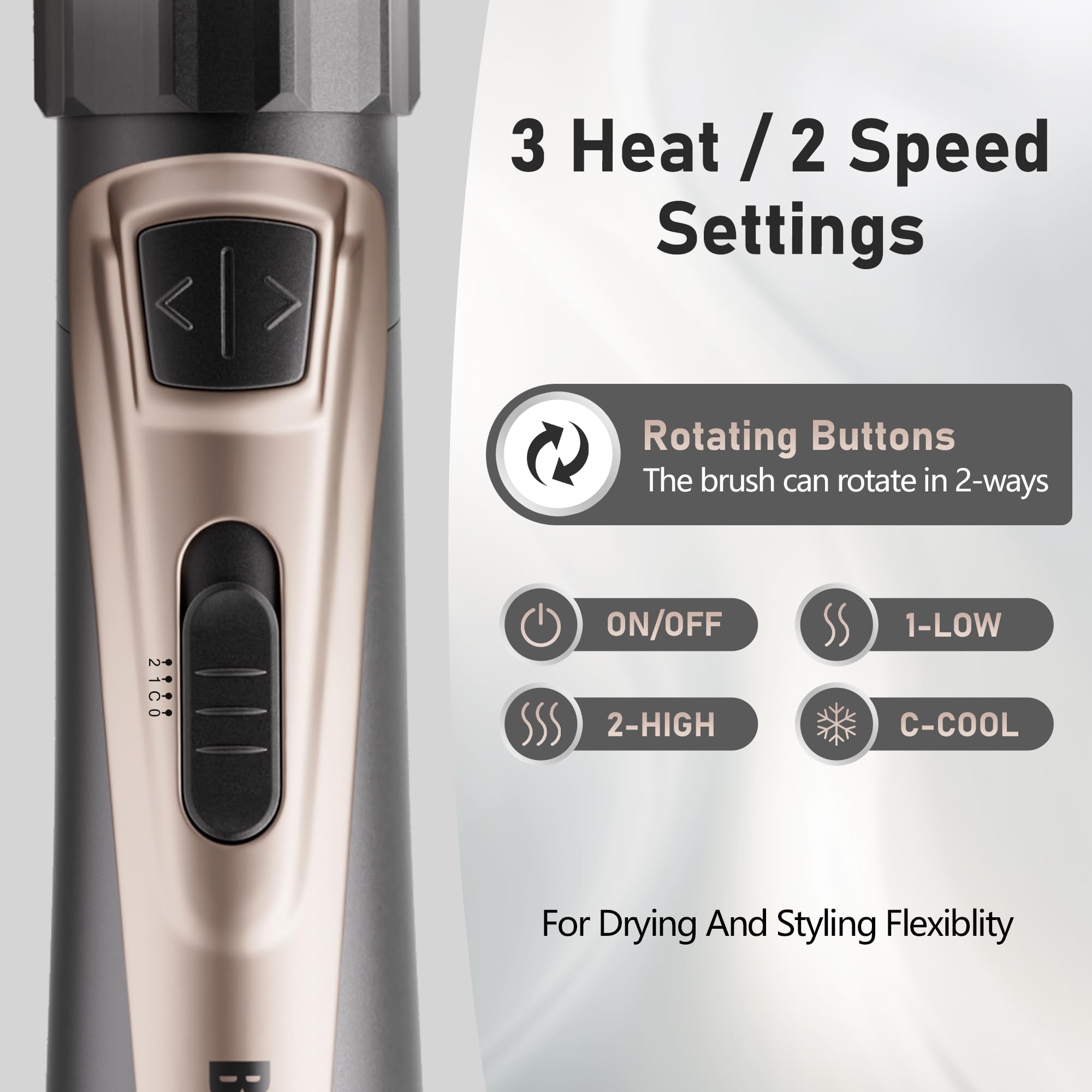 Beautimeter-hair-dryer-brush-14-inch-barrel medium barrel for soft curls.