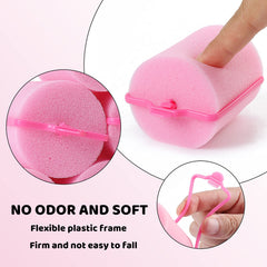 BEAUTIYAND foam roller close-up shows soft foam texture for gentle, sleep-friendly styling.